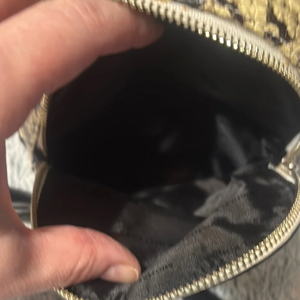 Michael Kors Cream and Brown mini Backpack with Exotic Print - Picture 5 of 6
